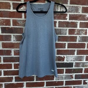 Mizuno‎ Women's Infinity Tank Top Gray Racerback Athletic Sleeveless Shirt M NEW